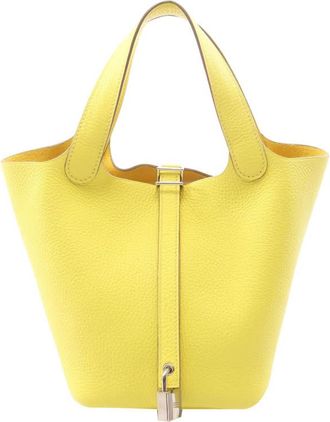 Herm&egrave;s Pre-owned Hermes Clemence Picotin Lock 18 Ladies OGCT08ERRM4XLB0M