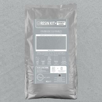 Fleur Kit Resina Cemento Fleur in Polvere per Pavimenti Pareti Piastrelle - Colore: New York Loft - Formato: 8 Kg