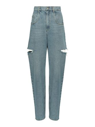 Maison Margiela DENIM JEANS WITH SIDE RIPS - Maison Margiela - Woman