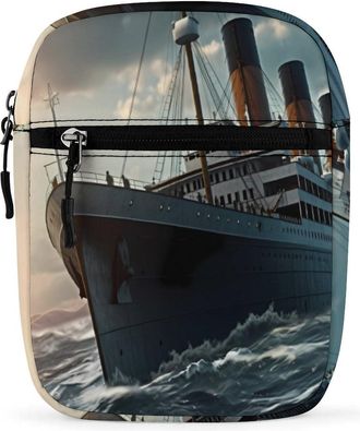 Generic Titanic Sailing Ship Crossbody Bag Adjustable Satchel Cute Shoulder Bag Lightweight Sling Bags