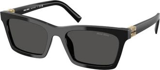 Miu Miu Authentieke stijlvolle brillen van premium kwaliteit - Dames - Zonnebrillen - Zwart - 55 MM - Accessoires