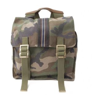Valentino Backpacks, male, Green, Size: ONE SIZE Military Canvas Backpack