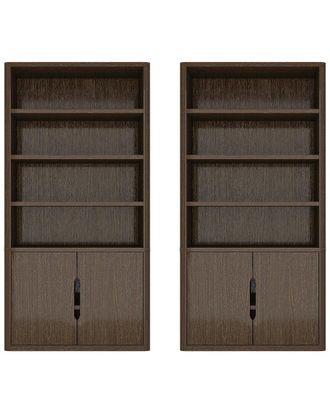 Manhattan Comfort Rivington Modern 40in Bookcase Cabinet (4-Shelf)