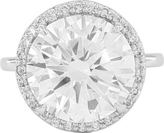 Verde 7ct IGI Certified Lab Grown Round Brilliant Cut Diamond Ring