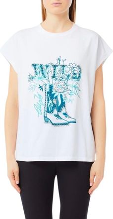 Liu Jo Camiseta estampada - Tops - Mujer - Blanco - M