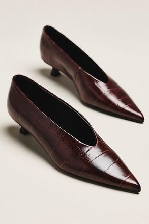 Tony Bianco Cherry Pointed Toe Kitten Heel Pump