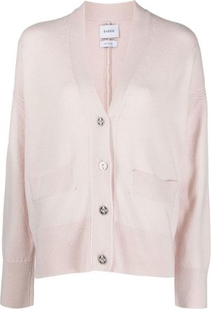 Barrie V-neck cashmere cardigan - women - Cashmere - S - Pink