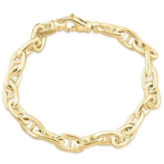 Pompeii3 Mens Classic Anchor Link 14k Gold (38gram) or Platinum (62gram) 8mm Bracelet 8.5