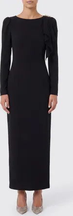 Alessandra Rich Abito lungo in cr&ecirc;pe