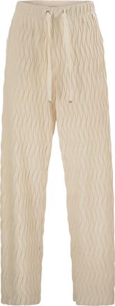 Herno Trousers With Crumpled Effect