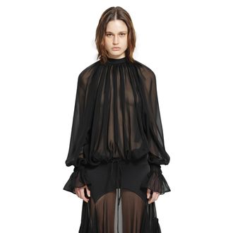 Ann Demeulemeester Celin Balloon Top