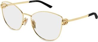 Gucci Sunglasses, female, Yellow, Size: 57 MM Eyeglasses