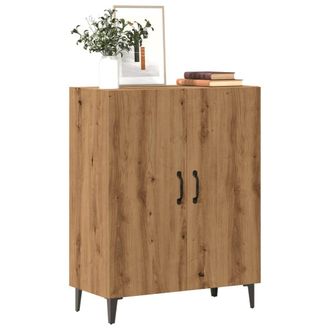 Berkfield Home Sideboard Artisan Oak 70x34x90 cm Engineered Wood in Brown | Size: 70 x 34 x 90 cm