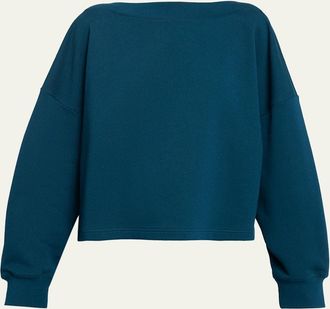 Alaia Boatneck Oversized Sweatshirt