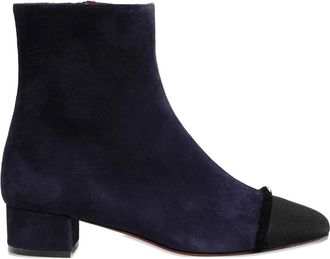 Roberto Festa Milano Stivali Fiorene con frange - Blu