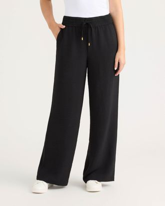 Ellen Tracy Womens Wide Leg Pant