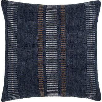 Elaine Smith Journey Indoor & Outdoor Woven Accent Pillow in Indigo at Nordstrom, Size 20X20