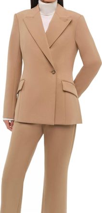 Jonathan Simkhai Surabhi Blazer In Camel