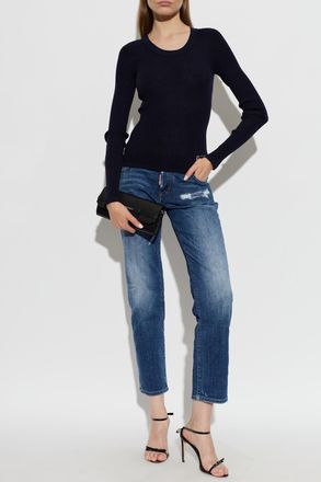 Dsquared2 Wool Top, Womens, Navy Blue