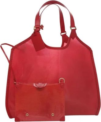 Louis Vuitton Pre-owned Vinyl handbags - Dames - Vintage Handtas - Rood - ONE Size - Vintage