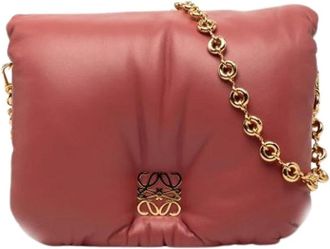Loewe Pre-owned Shoulder Bag - Dames - Vintage Schoudertas - Roze - ONE Size - Leer - Vintage