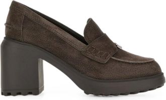 Hogan Mocassini H724 - Dames - Schoenen - Bruin - Maat: 38 EU Leer