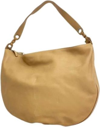 Ferragamo Pre-owned Shoulder Bags, female, Brown, Size: ONE SIZE Pre-owned Shoulder Bag