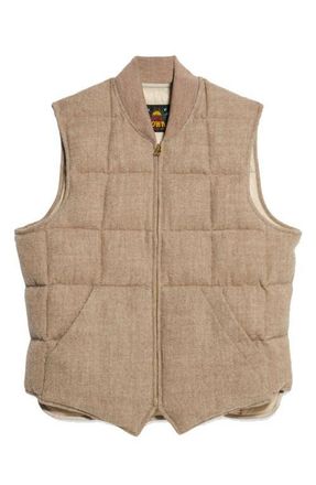 Fortela Wool Vest Jacket in Ecru at Nordstrom, Size 52 Eu