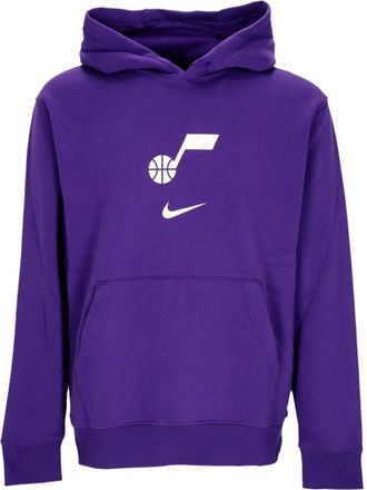 Nike City Edition Club Hoodie Utajaz - Heren - Sportshirts - Paars - S - Katoen - Fitness
