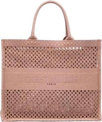 Dior Pre-owned Mesh Tote - Dames - Vintage Shopper - Roze - ONE Size - Vintage