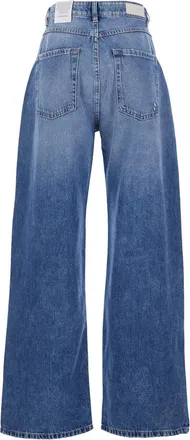 Icon Denim Los Angeles Womens Jeans Poppy Blue Denim Cotton