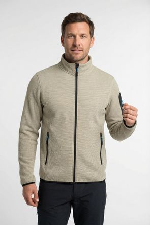 Icepeak Fleecejacke ICEPEAK BREDSTEDT, Herren, Gr. XXL, powder, Obermaterial: 100% Polyester, normal, Jacken Fleecejacke, sportlicher Stil, mit Stehkragen, mi