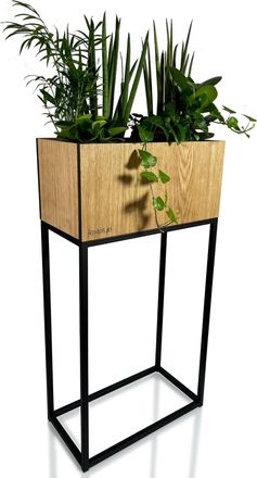 OEM Soporte Para Flores Loft Fiorino De Roble, 42 X 22 X 80 Cm