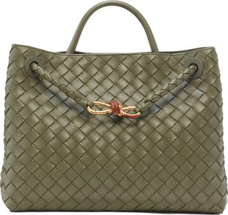 Bottega Veneta Medium Andiamo Intrecciato Leather Shoulder Bag in 3272 Pickle-Mb-Rhum-Pic at Nordstrom