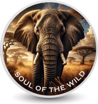 OEM Tit&aacute;n De La Sabana: Alma De Lo Salvaje 1 Oz Plata Coloreada
