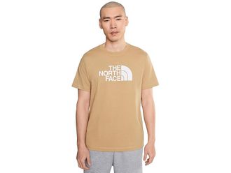 The North Face Evolution Half Dome Regular Short Sleeve T-Shirts Mens Clothing Khaki Stone : 2XL, Cotton