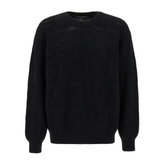Dolce & Gabbana Round-neck Knitwear, male, Black, M, Stylish Knitwear Collection