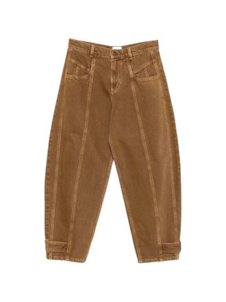 Isabel Marant Jeans Marant Leja affusolati con cuciture a vista