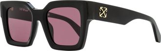 Off-white Unisex Square Jackson Sunglasses OERI13I 1028 Black 50mm