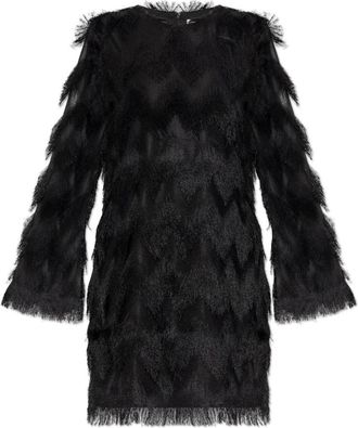 Munthe Ratti Jurk - Dames - Feestkleedjes - Zwart - M - Polyester - Kleedjes
