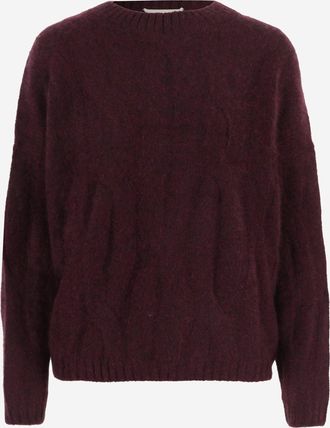 Allude Cashmere Silk Ribbed Edges Sweater