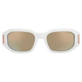 Guess Blue Gradient Geometric Ladies Sunglasses GF00056 21W 52