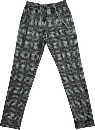 Marco Pescarolo Slim-fit Broeken - Heren - Slim Fit Broeken - Veelkleurig - W30 - Wol - Broeken