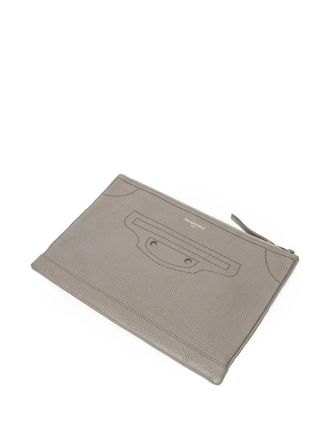 Balenciaga Blackout clutch bag - Grey