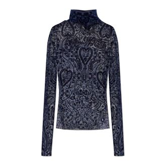 Off-white Mujer, Camisetas, Azul, Talla: S