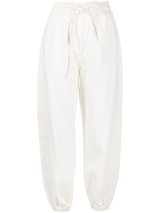 3.1 Phillip Lim drawstring boyfriend jeans - White
