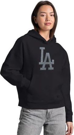 Starter Womens Starter Black Los Angeles Dodgers Fleece Rhinestone Hoodie at Nordstrom, Size Xx-Large