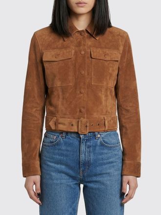 Saint Laurent Giacca Saint Laurent in pelle scamosciata