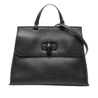 Gucci Pre-owned Handbags, female, Black, Size: ONE SIZE Pre-owned Vintage Handbag