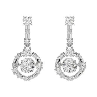 Swarovski Accessoires, Dames, Grijs, ONE Size, Constella Oorhangers